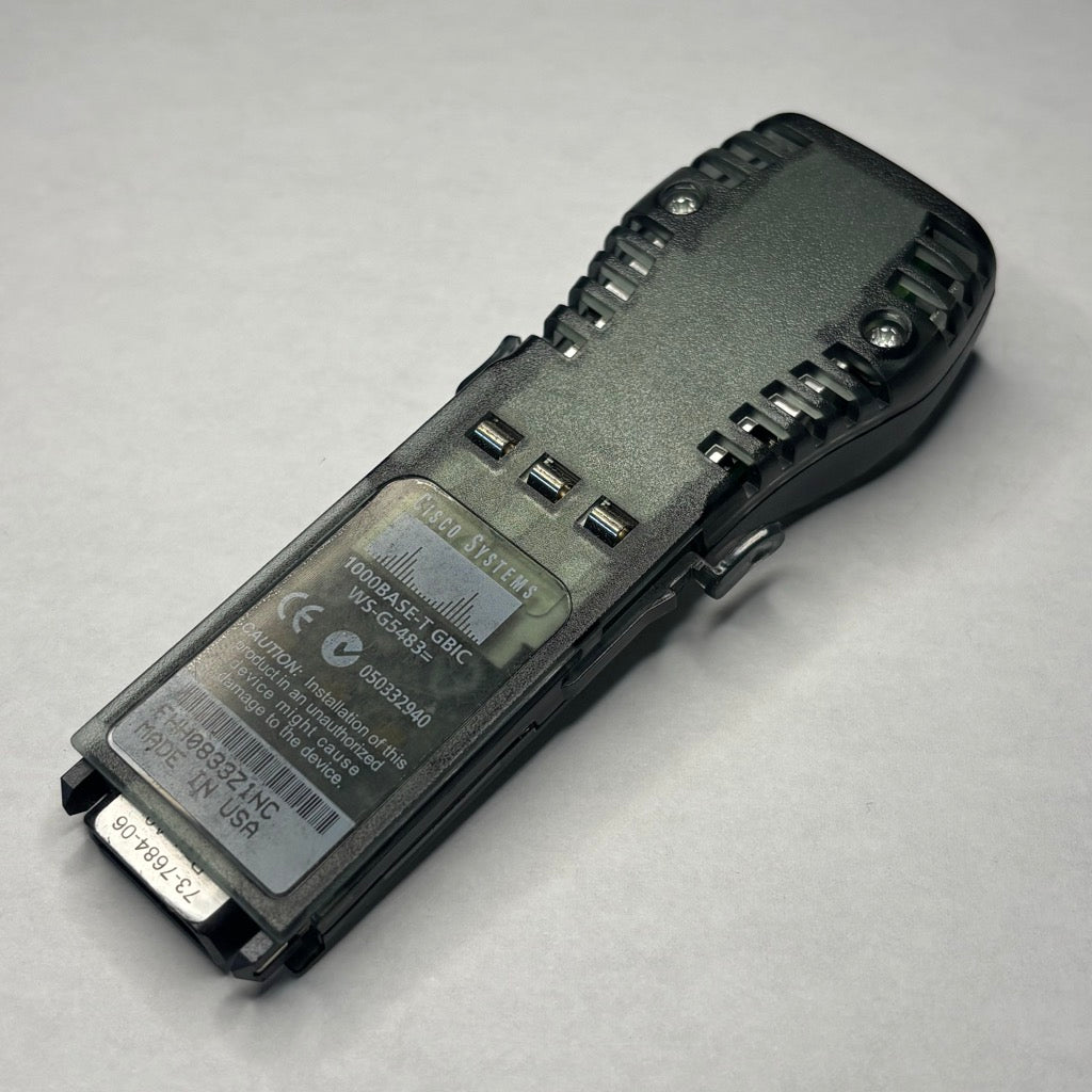 Cisco 1000BASE-T GBIC WS-G5483 Optical Transceiver product photo