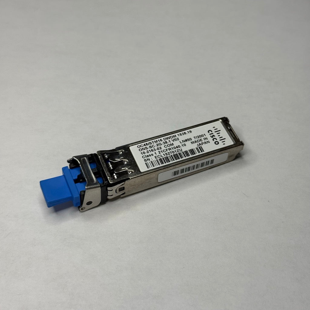 Cisco ONS-SC-2G-38.1 Optical Transceiver - 10-2163-02 product photo