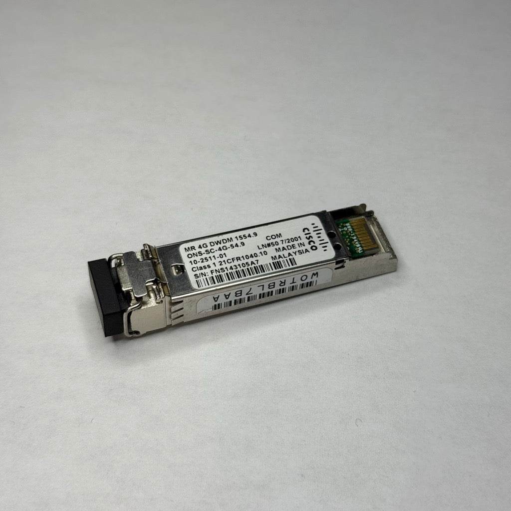 Cisco ONS-SC-4G-54.9 Optical Transceiver - 10-2511-01 (Tested Used)