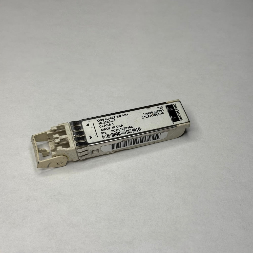 Cisco ONS-SI-622-SR-MM Optical Transceiver - 10-2280-01 (Tested Used)