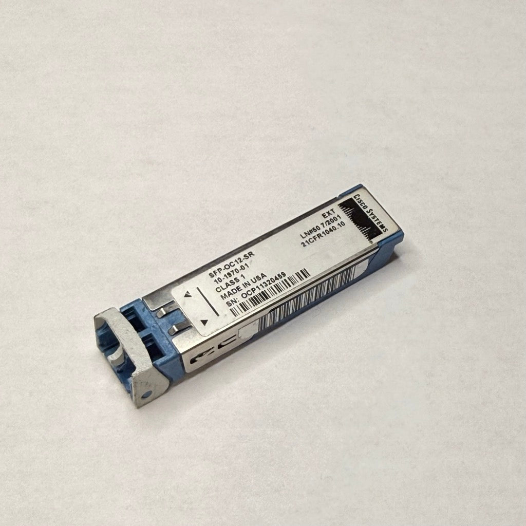 Cisco SFP-OC12-SR Optical Transceiver - 10-1970-01 (Tested Used)