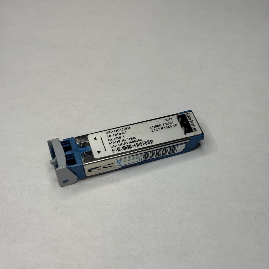 Cisco SFP-OC12-SR Optical Transceiver - 10-1970-01 (Tested Used)
