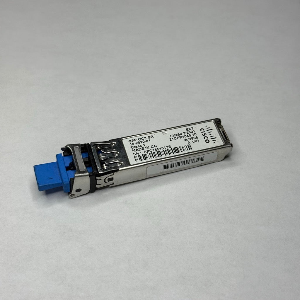 Cisco SFP-OC3-SR Optical Transceiver - 10-2020-01 product photo