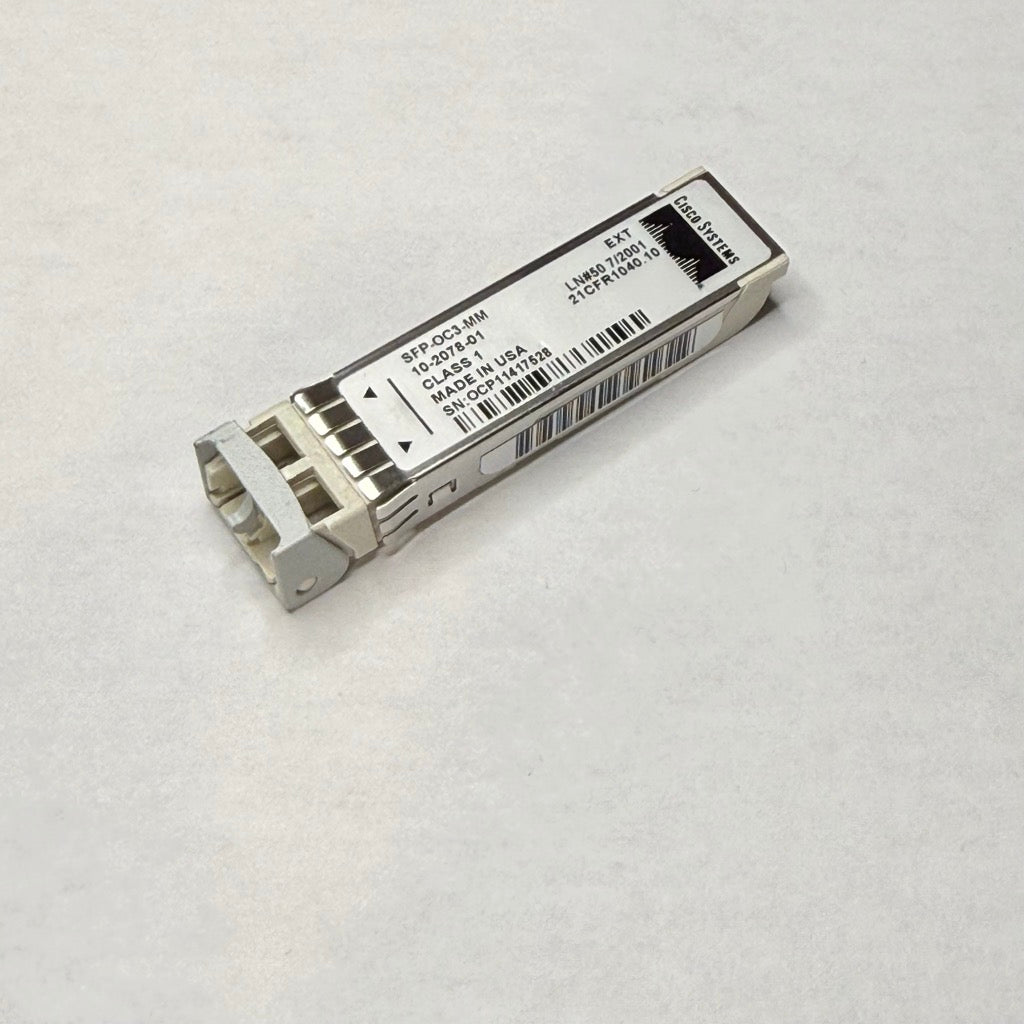 Cisco SPF-OC3-MM Optical Transceiver - 10-2078-01 (Tested Used)