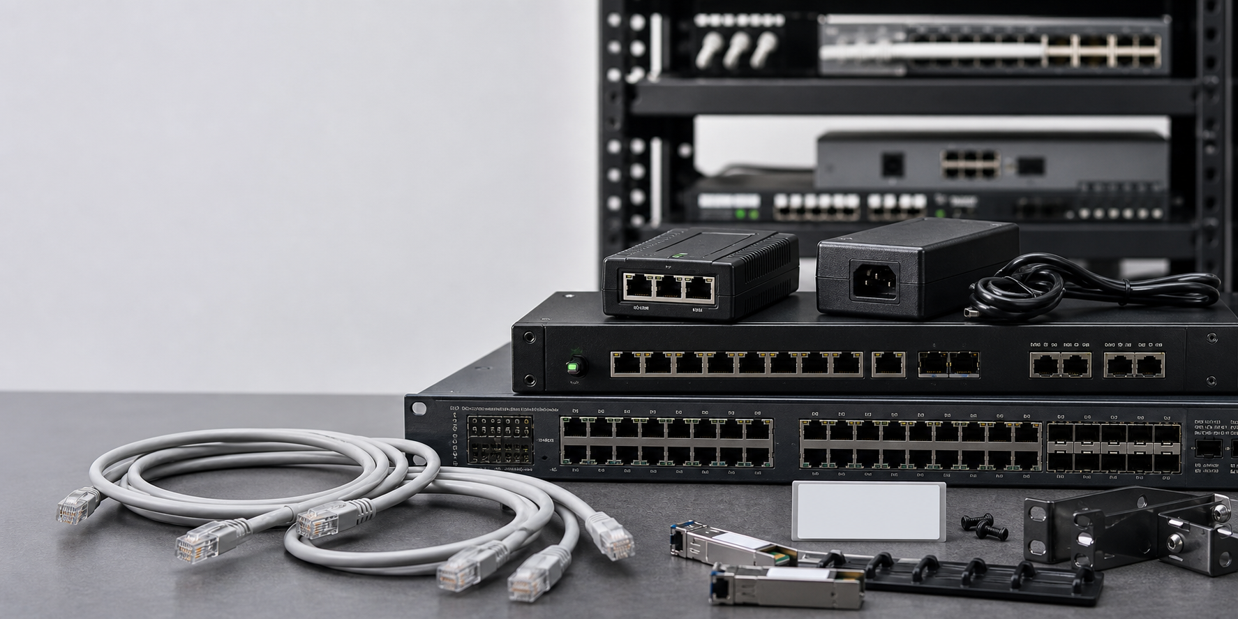 PoE accessories and tested used networking gear